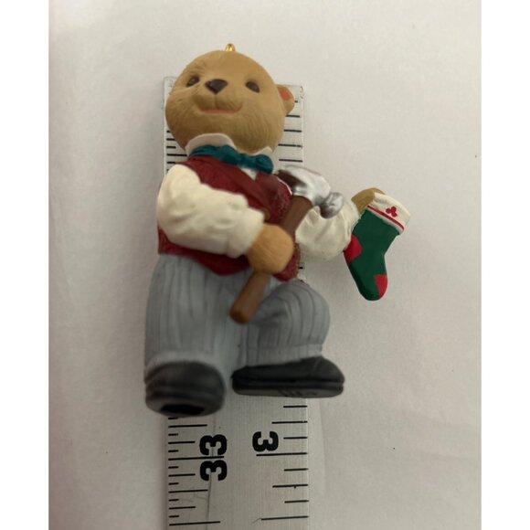 Vtg Hallmark 1993 The Bearingers Collection Ornament Set of 3 (Out Of 4) - Picture 5 of 15